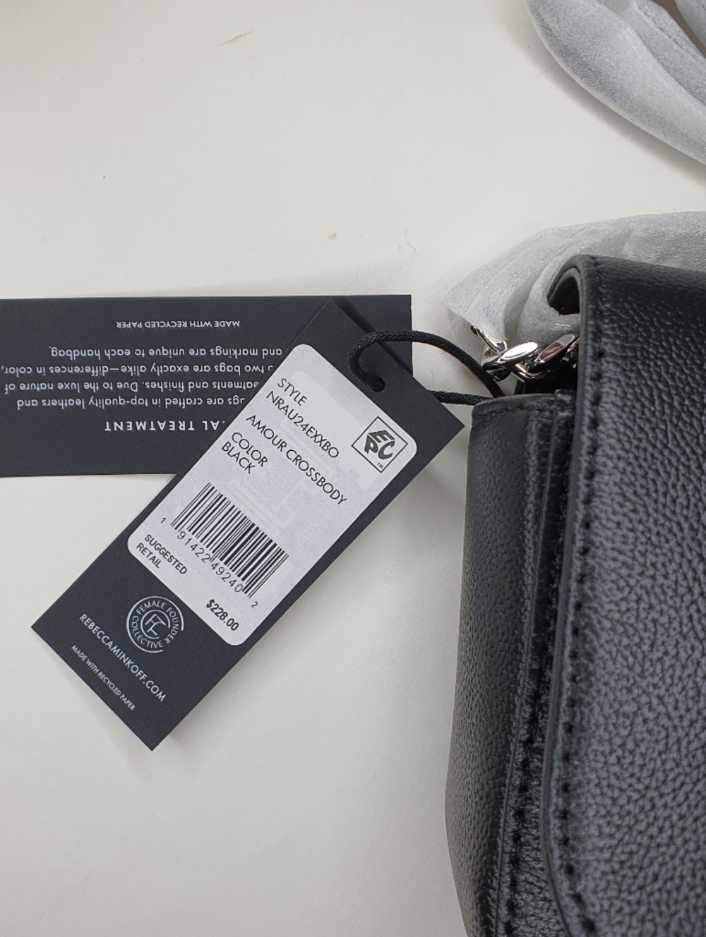 REBECCA MINKOFF Leather Amour Crossbody With Turn Lock Closure - NWT + FREE GIFT - Picture 3 of 6